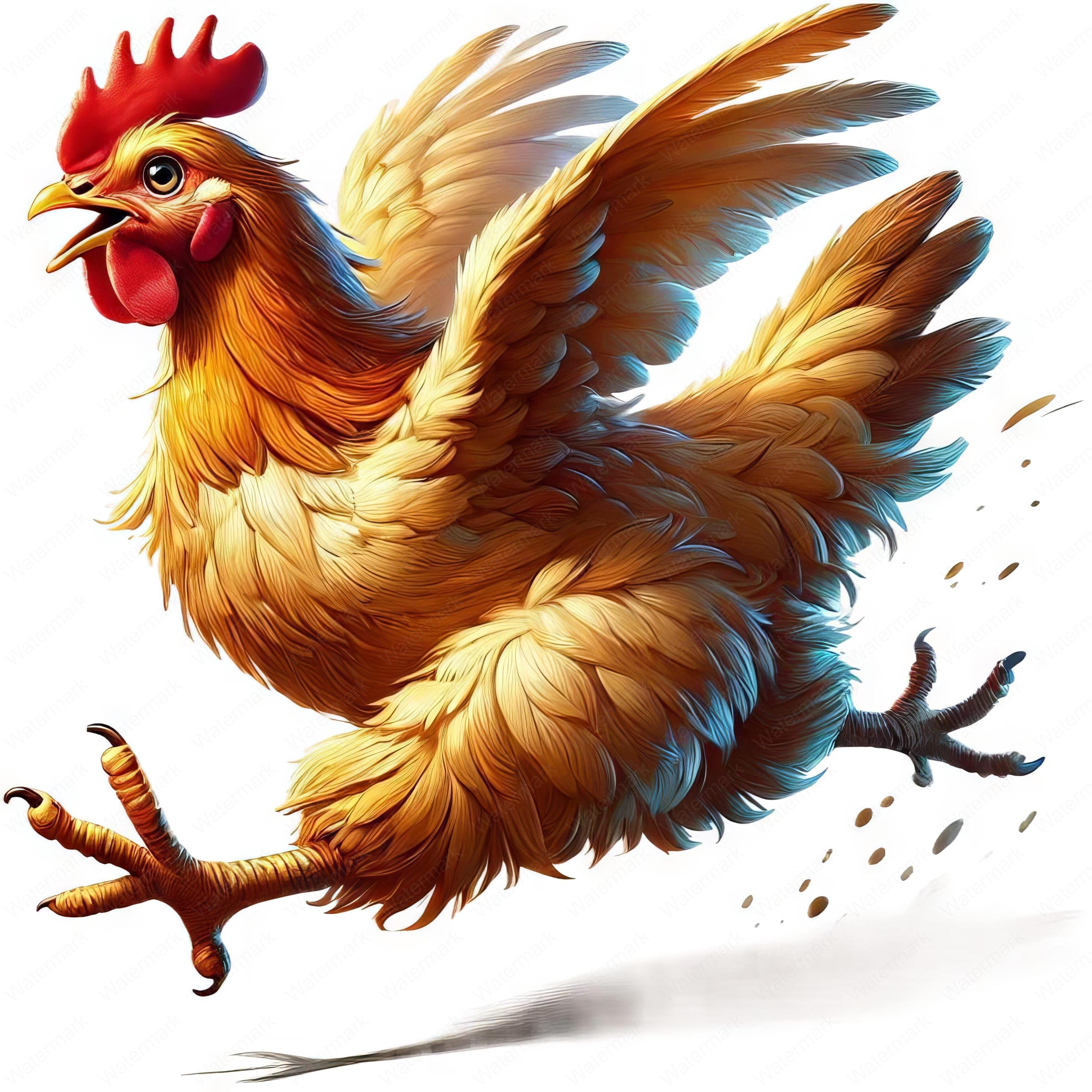 Rustic Chicken Vector Rustic Chicken Clipart Bundle: Farm Animal Designs (digital Download ...