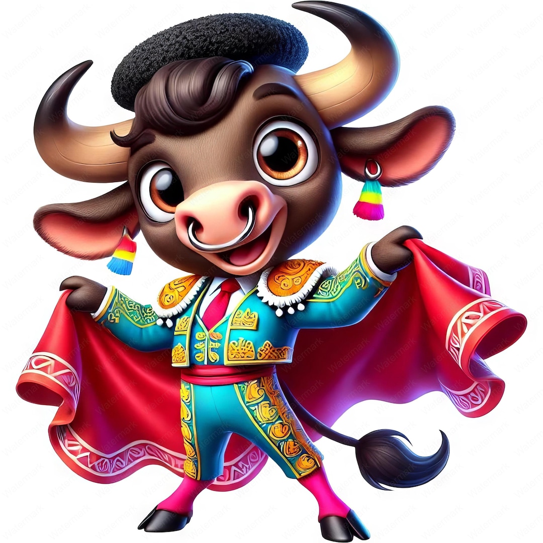 Bullfighter Clipart | Adorable Bullfighter Clipart Bundle | 10 High ...