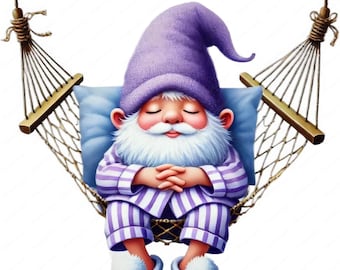Whimsical Gnome Clipart Bundle: Fantasy Art Designs (Commercial Use) (Digital Download)