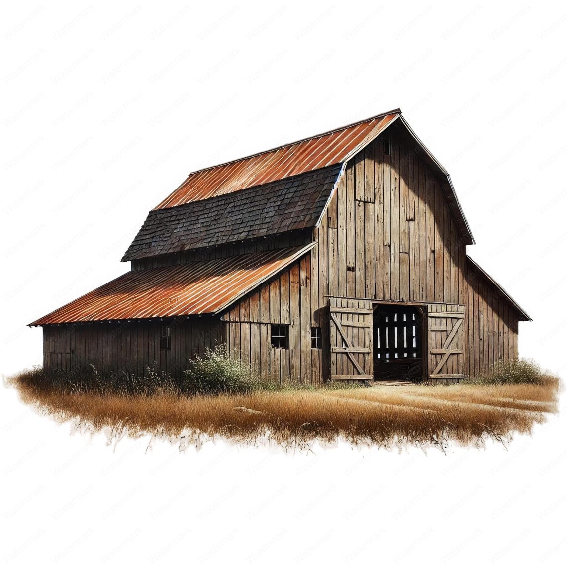 Rustic Barn Clipart Bundle: Vintage Farm Art (digital Download) - Etsy