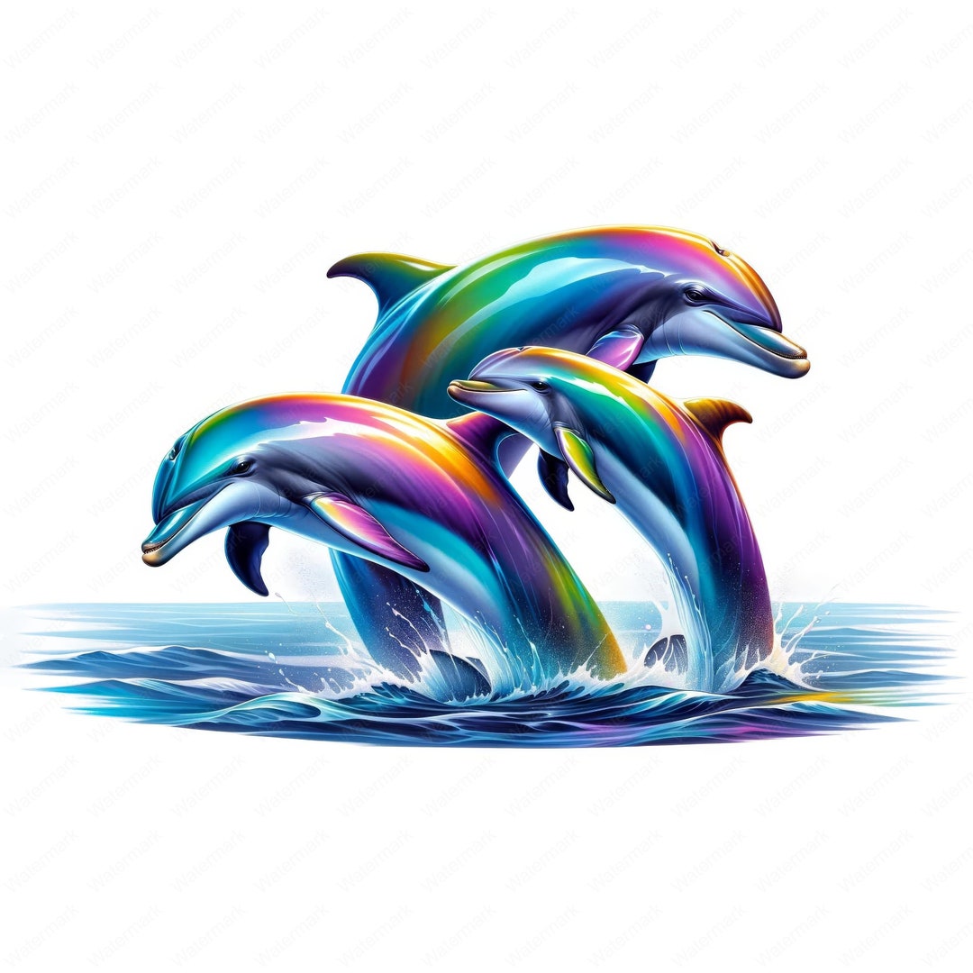 【WAIKEI】Watercolor Puppydolphin Jumping 3色 il_1080xN.5970426755_oskb.jpg