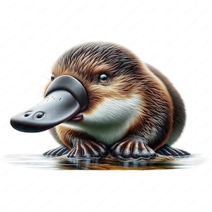 Platypus Clipart | Unique Platypus Clipart Bundle | 10 High-Quality Designs | Wildlife Art | Printables | Commercial Use