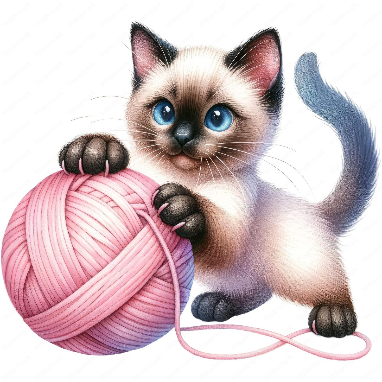Playful Cat Clipart Charming Playful Cat Clipart Bundle 10 High-quality ...