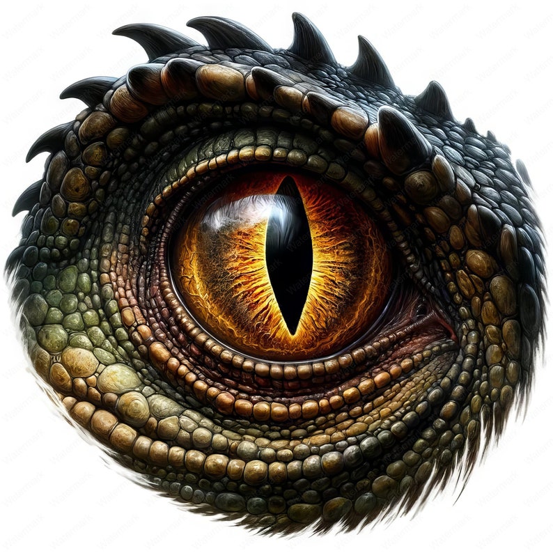 T-Rex Eye Clipart Intense T-Rex Eye Clipart Bundle 10 High-Quality Designs Dinosaur Art Printables Commercial Use image 10