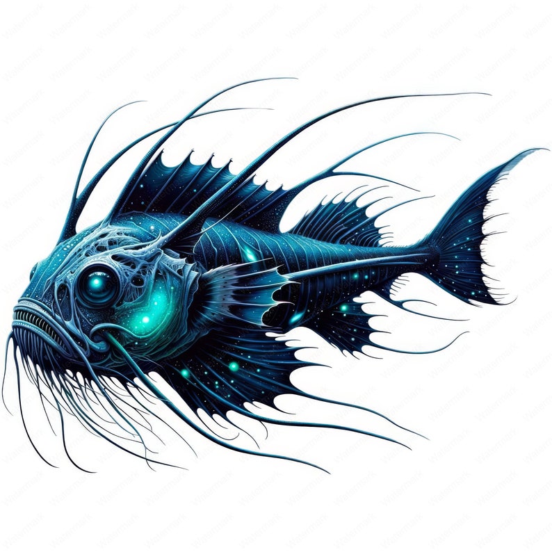 Vibrant Ocean Fish Clipart | Marine Art Printables (digital Download ...