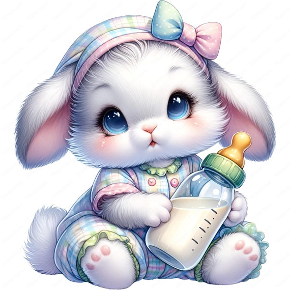 うさぎベビーちゃん♡哺乳瓶うさぎ 2023年 卯年の赤ちゃんへ