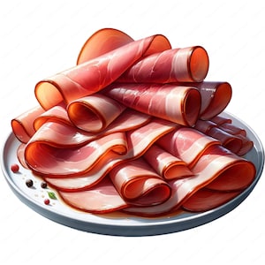 Ham Clipart Bundle: Savory Meat Designs (Digital Download)