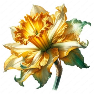 Elegante Blumen Clipart | Clipart-Bundle 1 | 10 hochwertige Designs | Wandkunst | Papiermodelle | Bekleidung | Digitale Drucke | Kommerzielle Nutzung