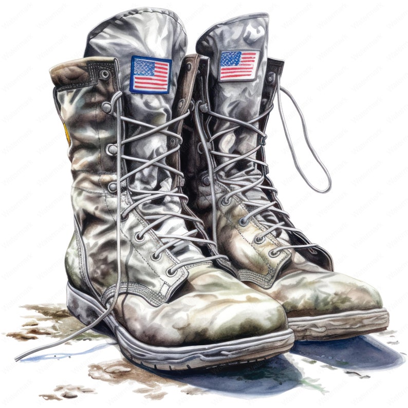 Memorial Day Clipart Bundle: Patriotic Floral Designs (digital Download ...