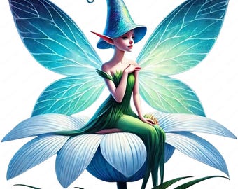 Enchanting Pixie Clipart Bundle | Magical Fairy Art (Digital Download)
