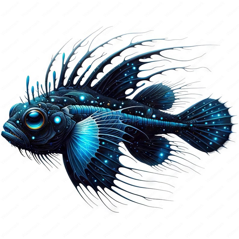 Vibrant Ocean Fish Clipart Bundle: Marine Art Printables (digital ...