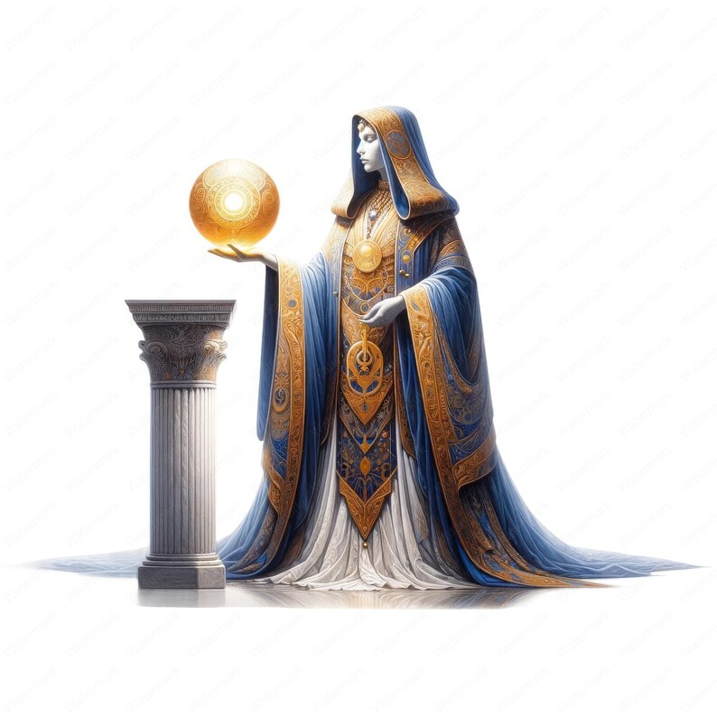 Mystical Oracle Clipart Bundle: Divination Art (digital Download) - Etsy