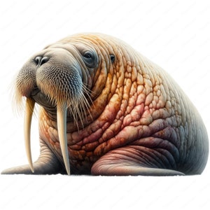 Walrus Clipart Clipart Bundle 10 High-quality Designs Wall Art Paper