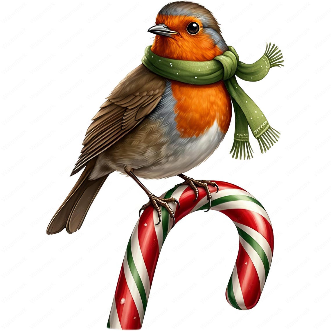 Christmas Robin Clipart Bundle: Festive Bird Art (digital Download) - Etsy