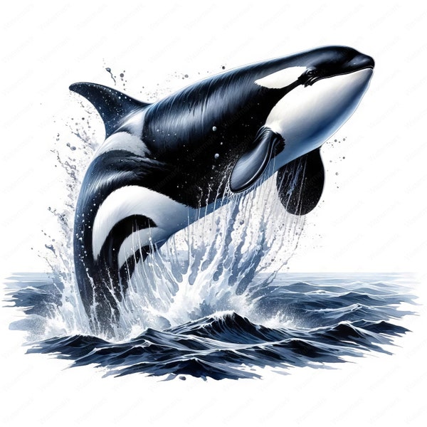 Killer Whale Art - Etsy