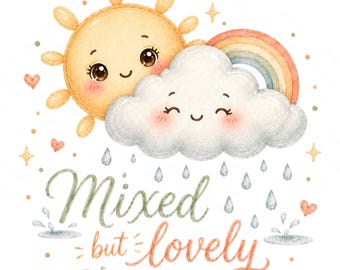 Weather Feelings Clipart Bundle, Cozy Self Care PNG, Rainy Day Digital Art