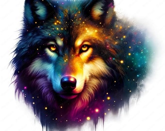 Mystical Wolf Clipart Bundle | Dreamy Designs (Digital Download)