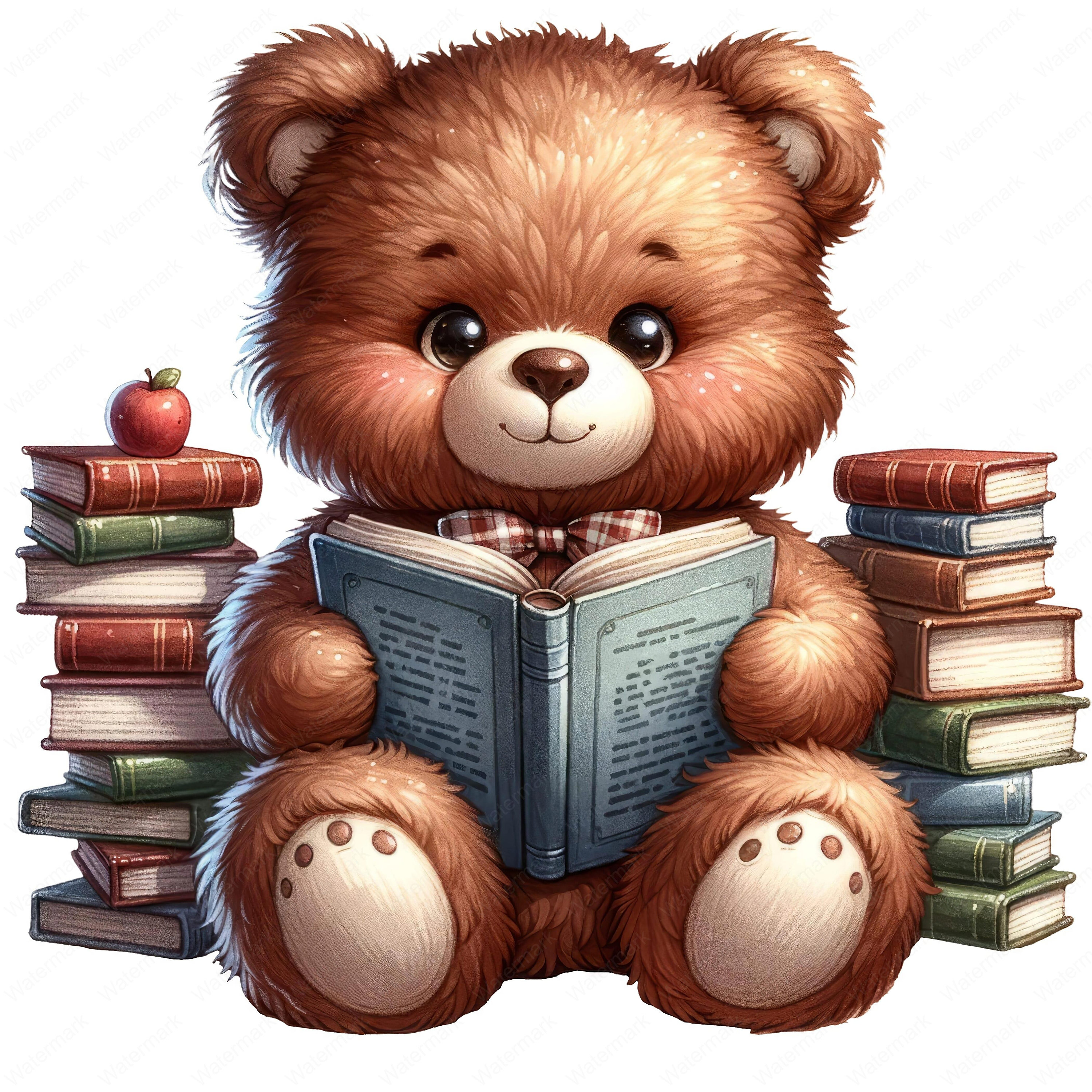 Teddy Bear Clipart Bundle: Nursery Art Printables (digital Download) - Etsy