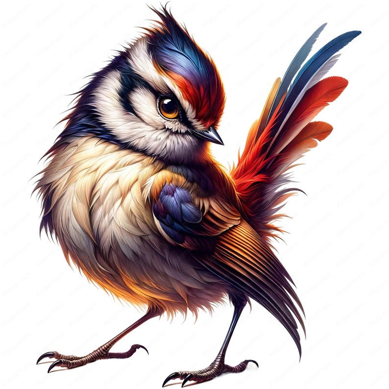 Funny Bird Clipart Bundle: Whimsical Animal Art (Commercial Use) (Digital Download) image 10