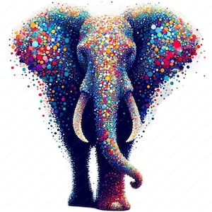 Minimalistische Elefant Clipart | Künstlerisches Elefant Clipart Bundle | 10 hochwertige Designs | Wildtiere Kunst | Drucksachen | Kommerzielle Nutzung
