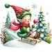 Christmas Elf Clipart Bundle: Holiday Designs (digital Download) - Etsy