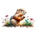 Cute Gopher Clipart Bundle | Wildlife Art Printables (commercial Use ...