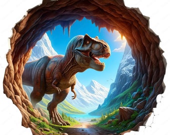 3D Dinosaur Clipart | Realistic 3D Dinosaur Clipart Bundle | 10 High-Quality Designs | Prehistoric Art | Printables | Commercial Use