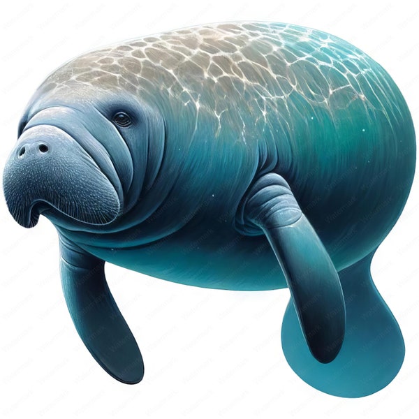 Manatee Art - Etsy