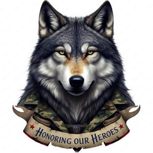 Clipart animal patriotique | Lot animal Hommage aux héros | 10 modèles de haute qualité | Hommage militaire artistique | Imprimables | Utilisation commerciale