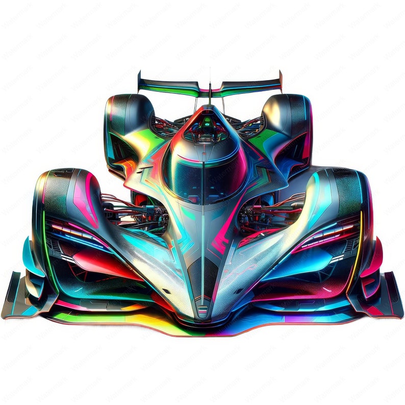 Fi Racing Cars Designs Sci-fi Racing Car Clipart: Futuristic Race Art (digital Download ...