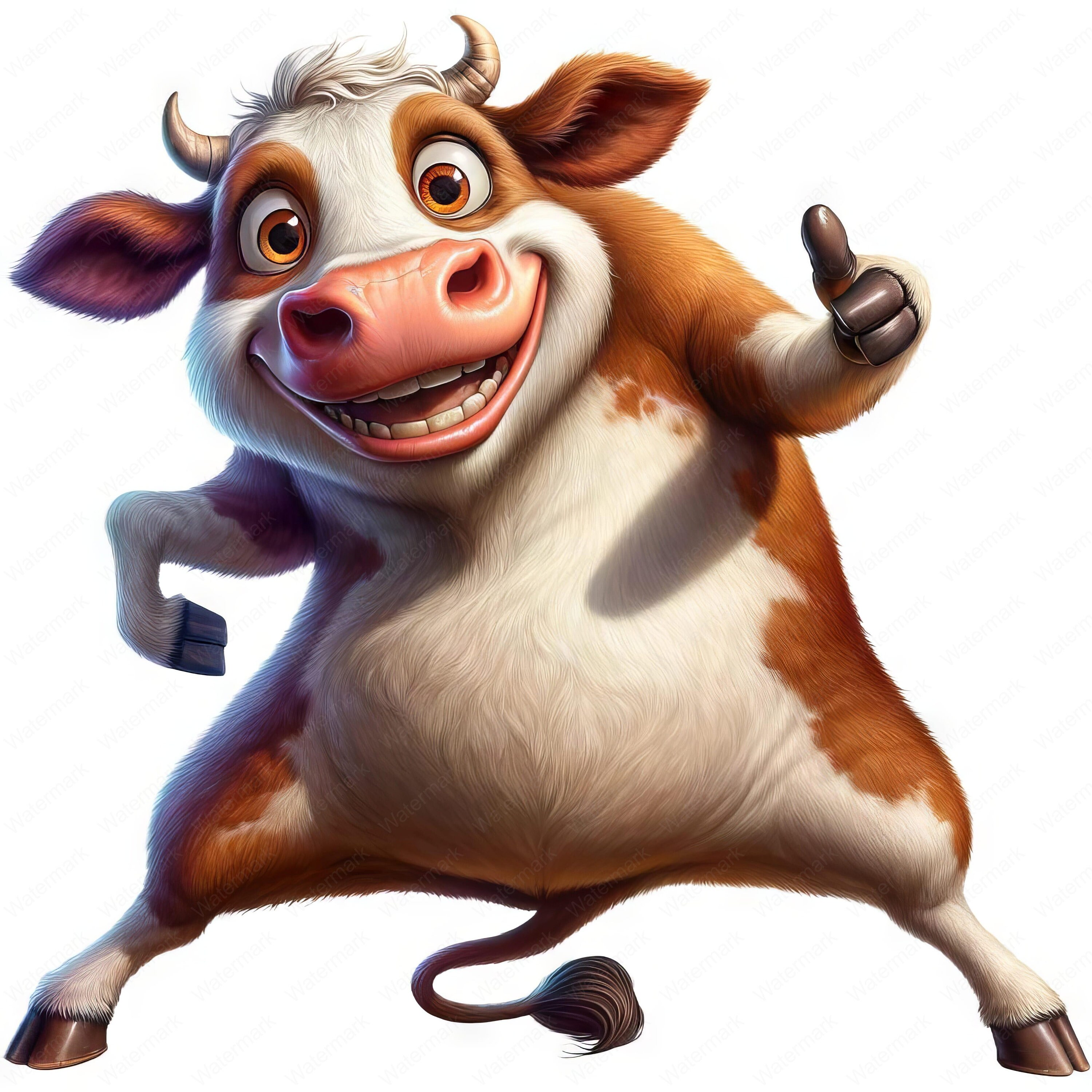 Kuh Clipart Bundle: skurrile Farm Kunst zum ausdrucken (digitaler Download)  - Etsy Schweiz, image size:3000x3000