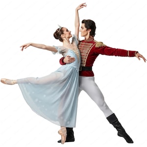 Clipart de Balé Quebra-Nozes | Pacote de Clipart de Bailarinos de Balé | 10 Designs de Alta Qualidade | Arte de Quebra-Nozes de Natal | Imprimíveis | Uso Comercial