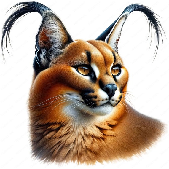 Caracal Clipart Bundle: African Wildlife Art (digital Download) - Etsy