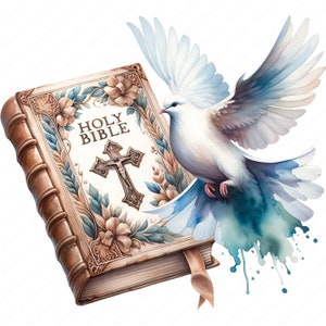 Bibel Clipart | 10 hochwertige Designs | Religiöse Kunst | Bibel Illustrationen | Digitale Drucke | Kommerzielle Nutzung