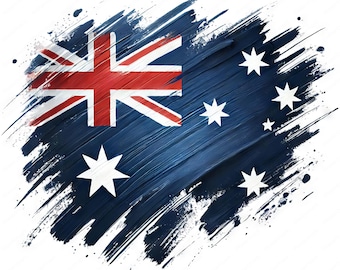 Australische Flagge Clipart-Bundle: 10 ämolische Flaggen zum Downloaden (digitaler Download)