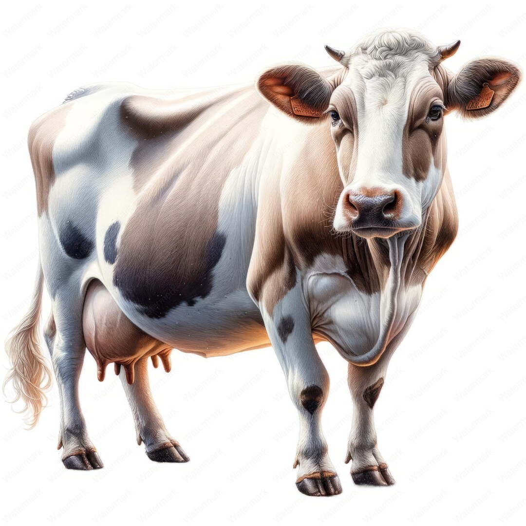 Playful Cow Clipart Bundle: Farm Art Printables (digital Download) - Etsy