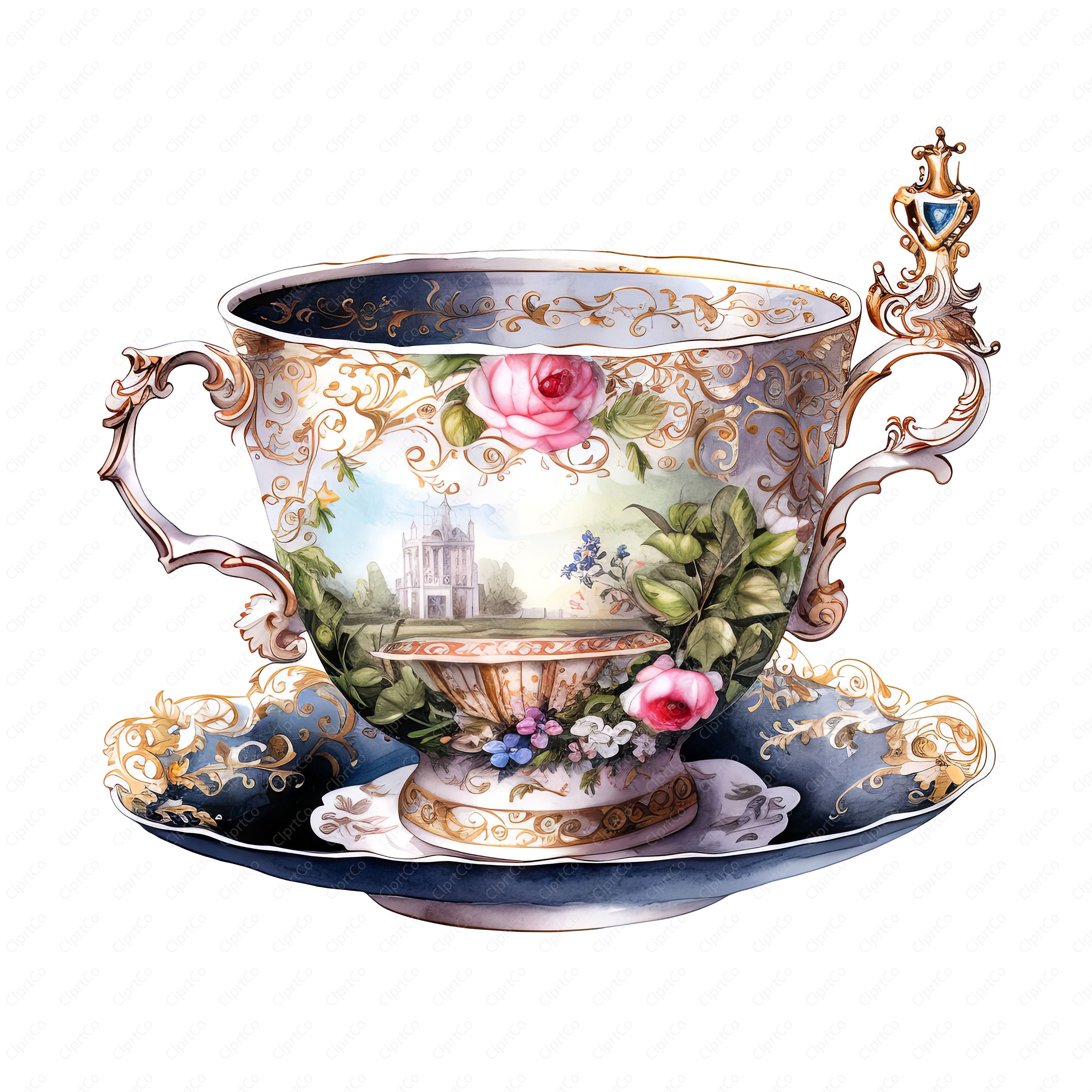 Tea And Crumpets Clipart Sun