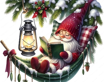 Gnomo navideño: Arte festivo (descarga digital)