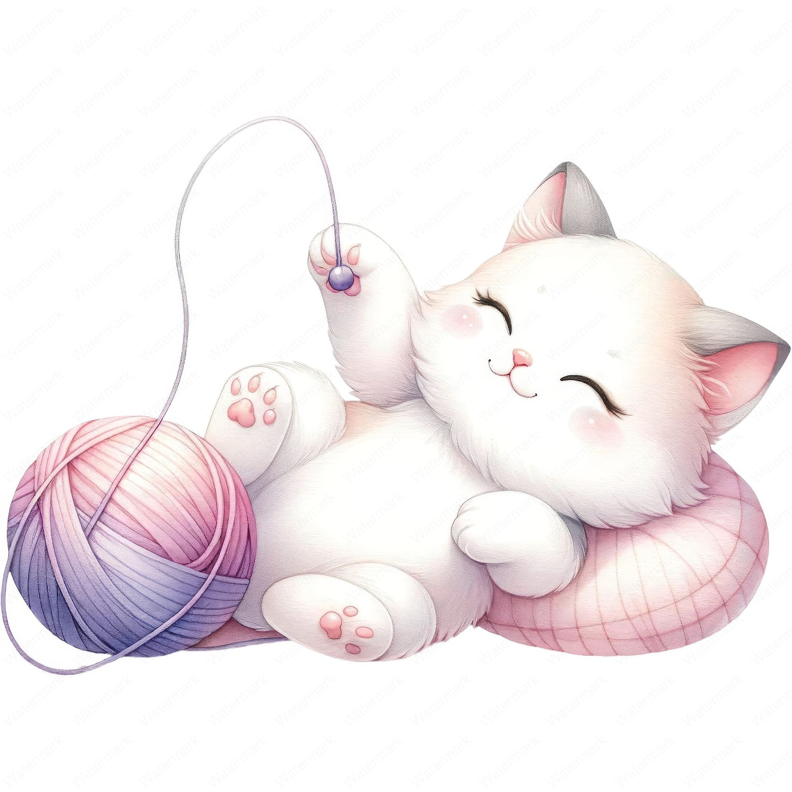 Playful Cat Clipart Charming Playful Cat Clipart Bundle 10 High-quality ...