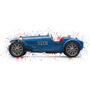 Vintage Auto Clipart | 1920er Jahre Auto PNG-Bundle | 10 Designs | Kommerzielle Nutzung