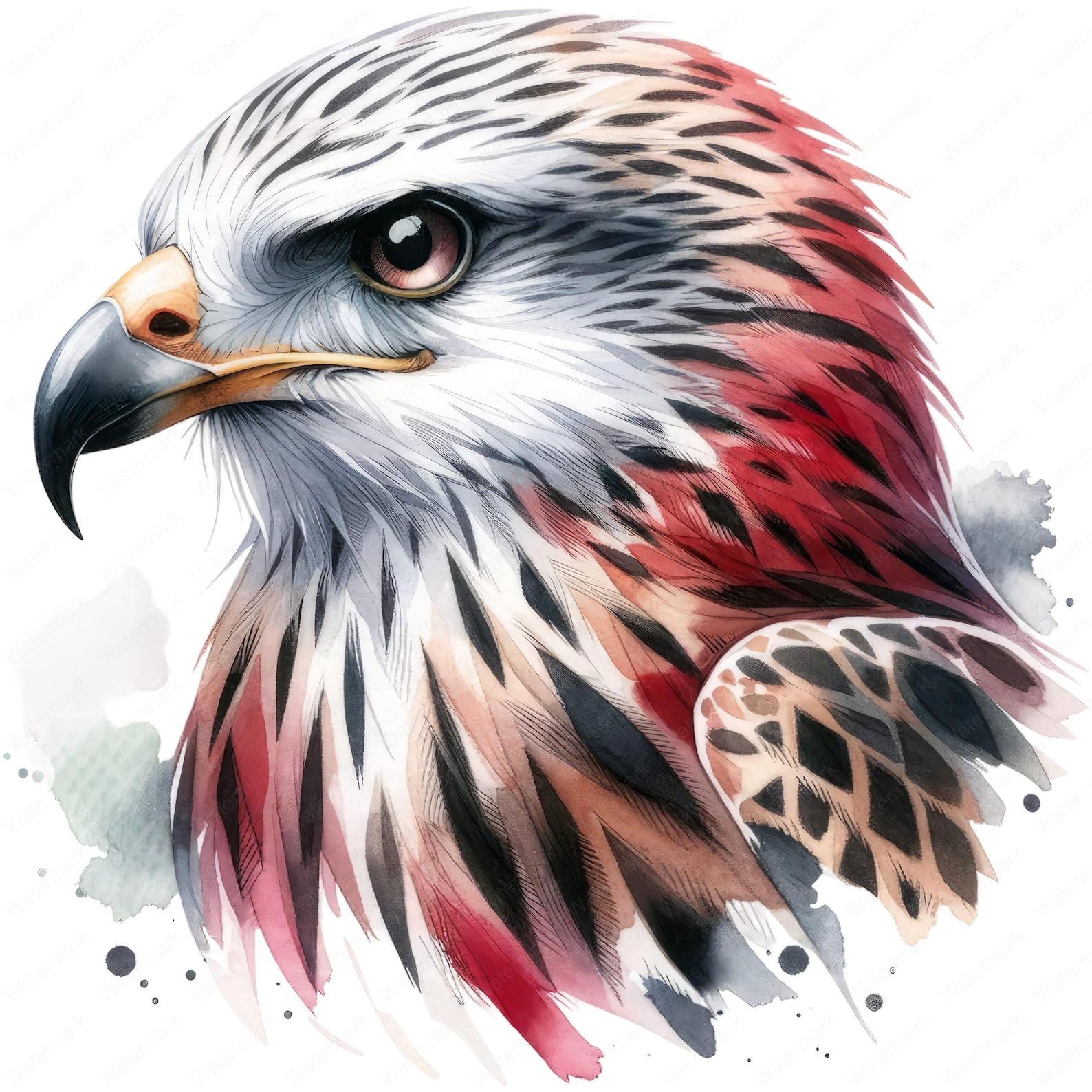 Red Kite Clipart Bundle | Bird Art Printables (digital Download) - Etsy