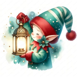 Christmas Elf Clipart Clipart Bundle 04 10 High-quality Images Wall Art ...