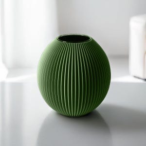 BOLA || Vasos ecológicos para uma casa moderna e minimalista | decoração de quarto com design exclusivo | Vaso impresso em 3D com inserção de vidro removível