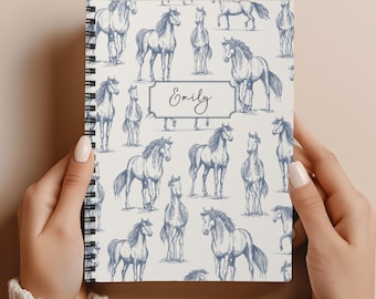 Personalized Equestrian Notebook: Custom Horse Lover's Journal