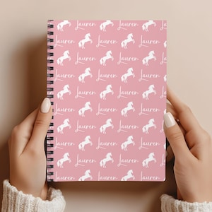 Horse Notebook Equestrian Journal Gift for Horse Lover Gift for Horse Girl