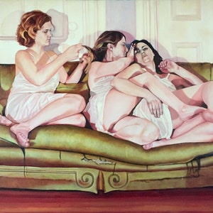 Custom original oil portrait paintings on canvas from your photos of your family friends and pets