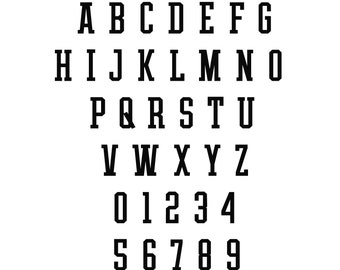 Alphabet Letters and numbers dxf svg files / alphabet font dxf files for plasma / alphabet laser cut files / dxf letter files for cnc plasma