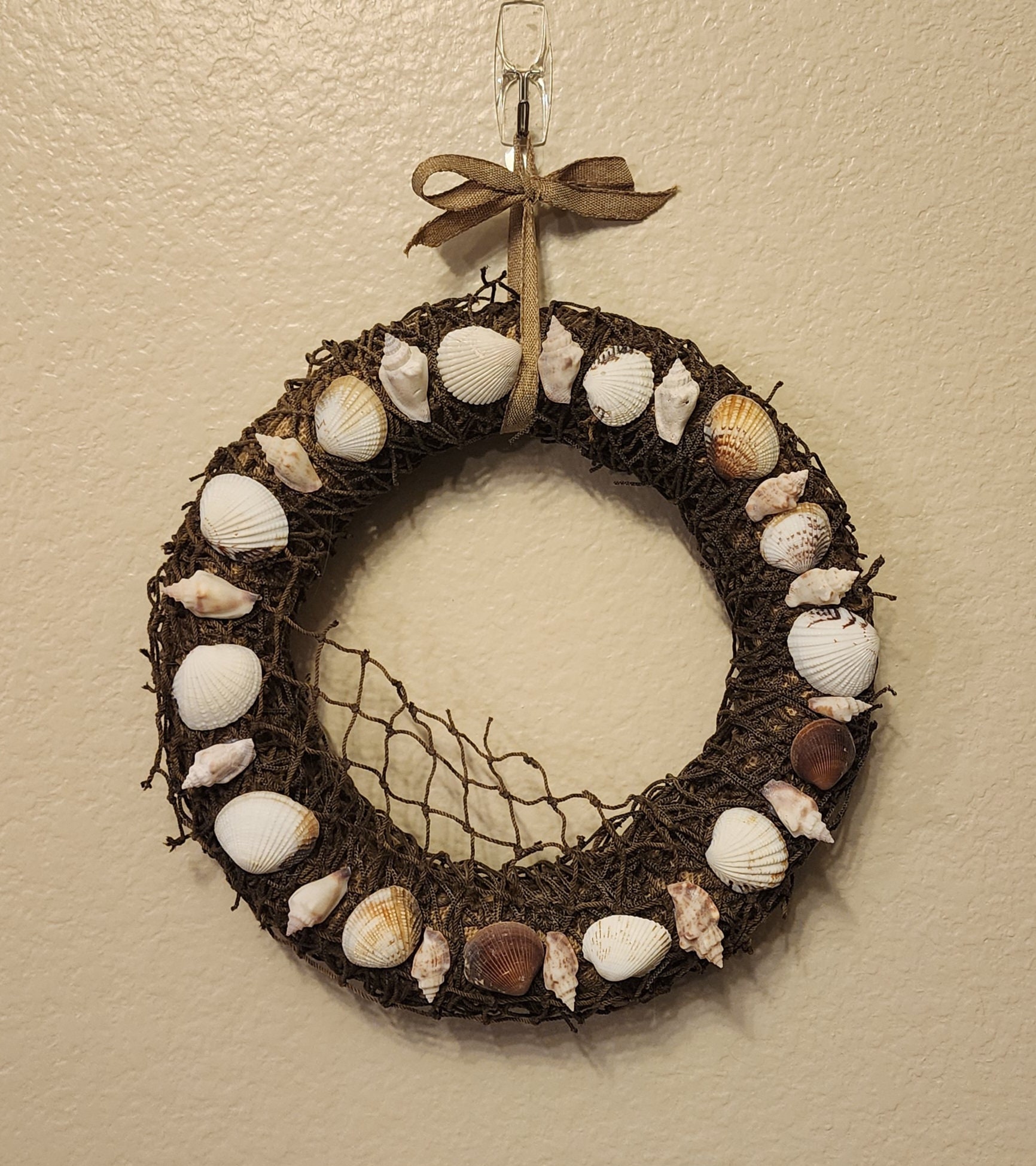 Shell Display Wreath Sea Shell Wreath - Medium - Etsy