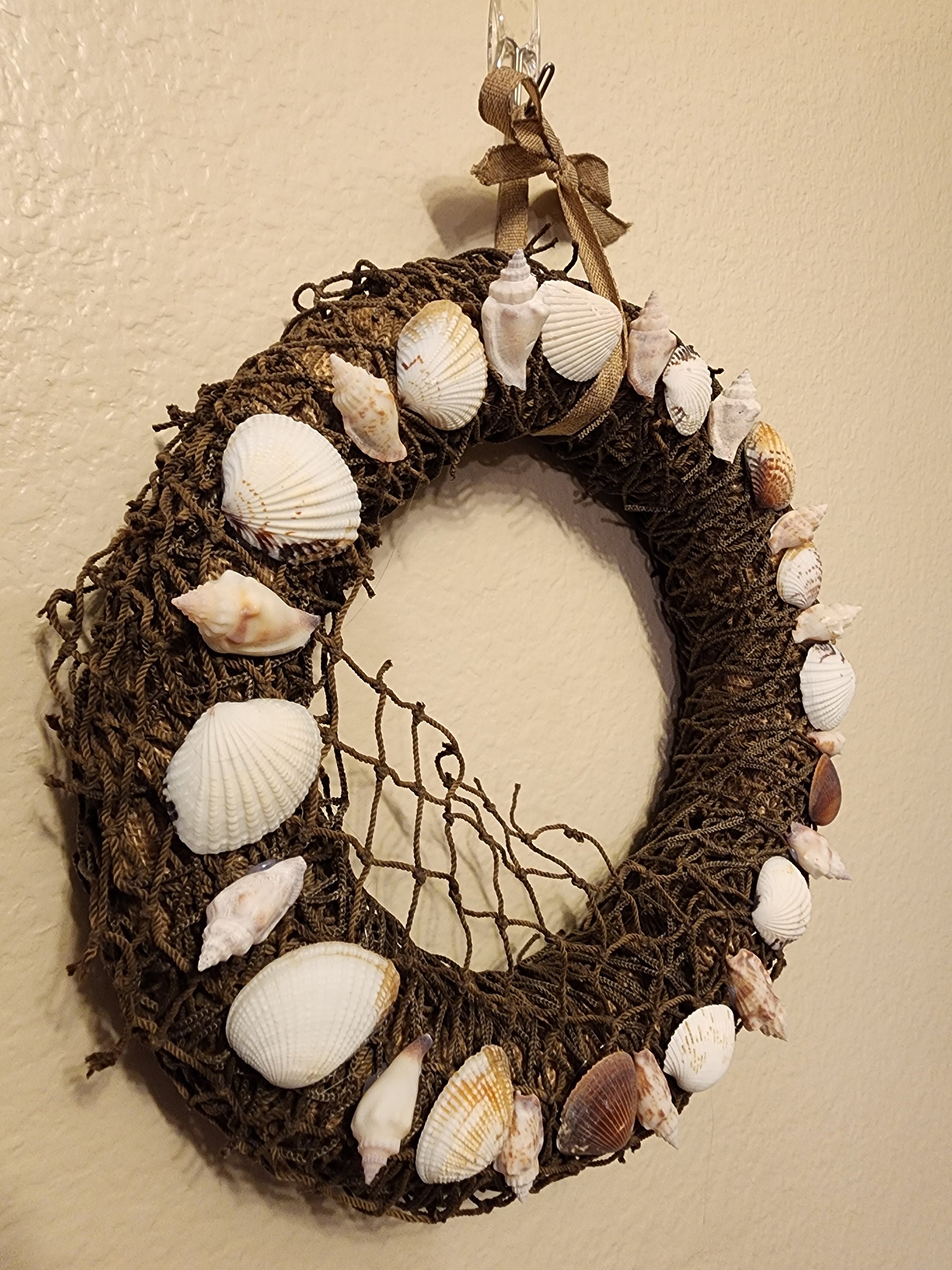 Shell Display Wreath Sea Shell Wreath - Medium - Etsy