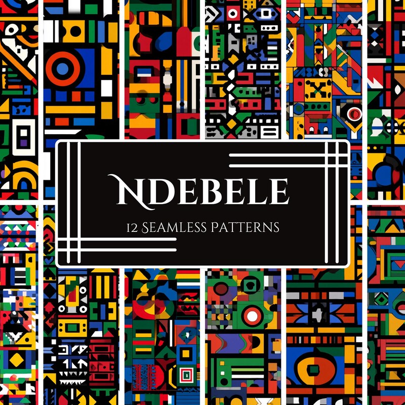 Ndebele Pattern - Etsy